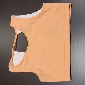 CSB peach sports Bra Top